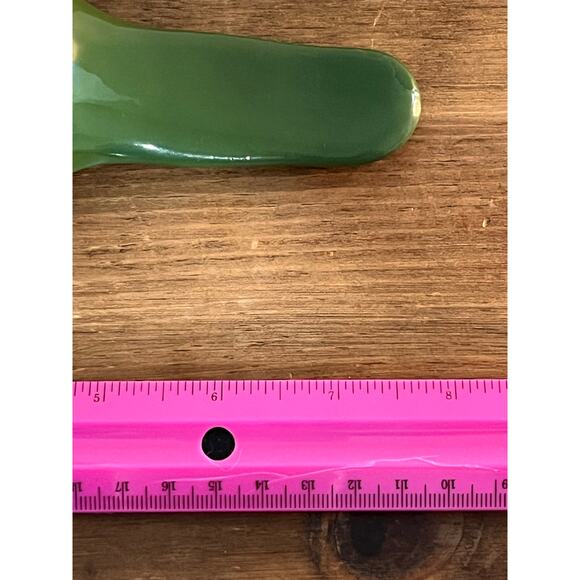 Vintage Cardinal China Green Gravy Separator Dual Spout Mid Century Pottery - Picture 8 of 9